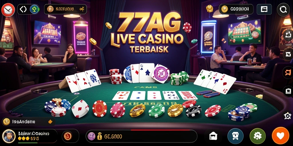 Gameplay Live Casino yang menarik dengan dealer profesional.