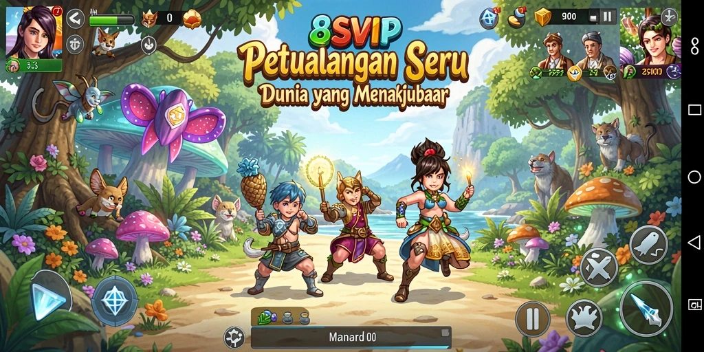 Screenshot gameplay 8SVIP menampilkan aksi seru dalam petualangan.