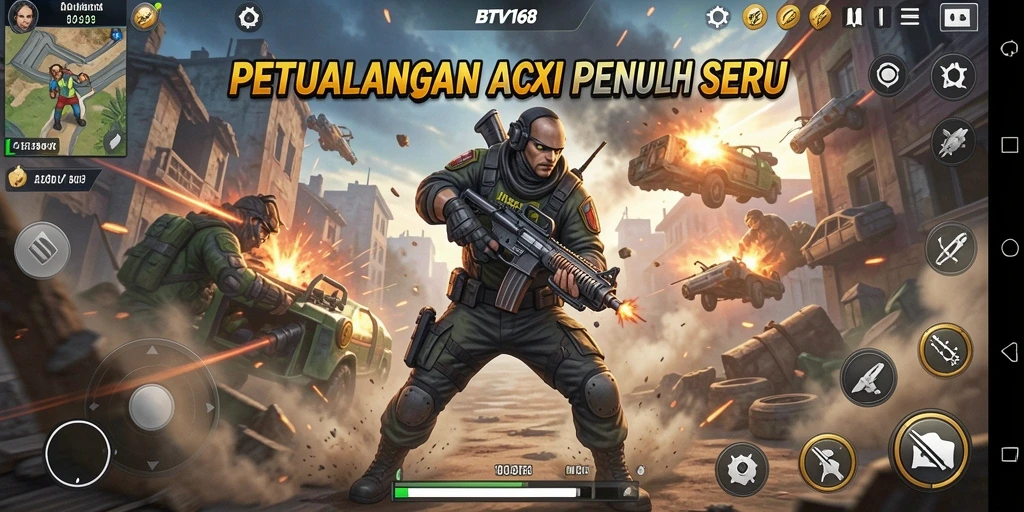 Screenshot BTV168 menunjukkan aksi pertarungan yang mendebarkan dan grafis yang tajam.