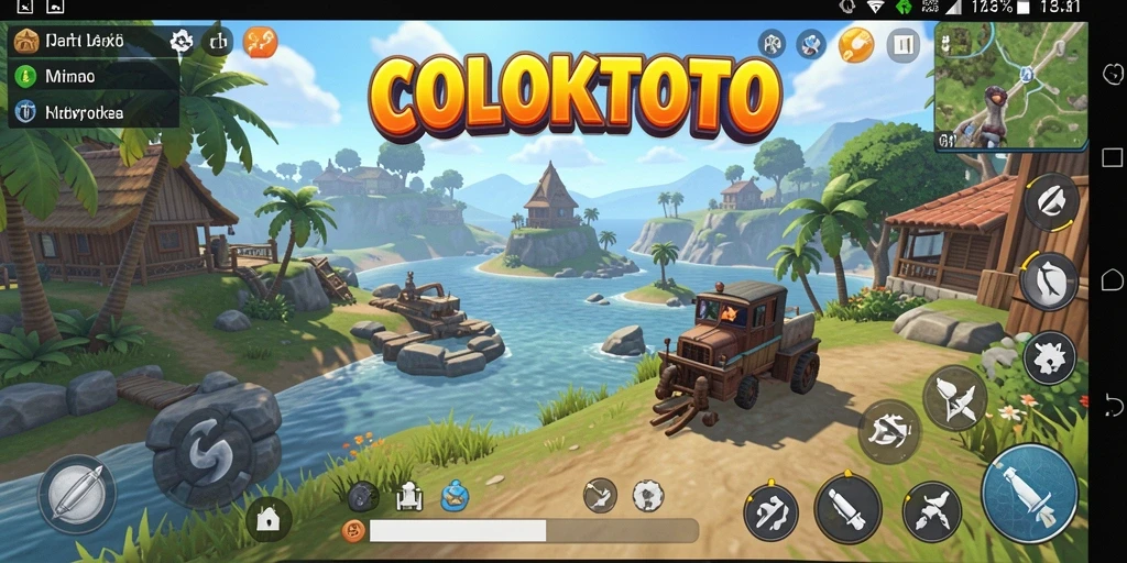Screenshot COLOKTOTO menampilkan petualangan seru di dunia terbuka.