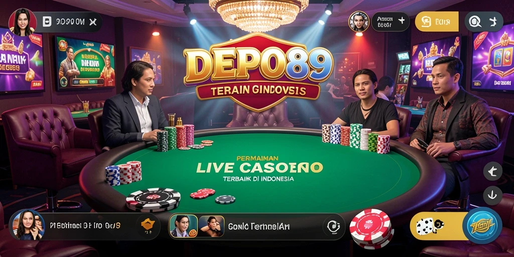 Tampilan gameplay DEPO89 yang menarik dan interaktif dalam Live Casino.