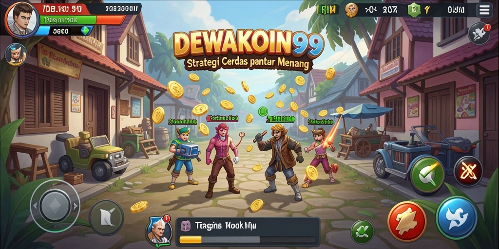 Tampilan gameplay menarik di DEWAKOIN99 dengan elemen strategi.
