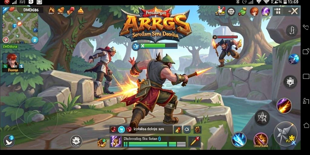 Gameplay seru DMD686 dengan aksi ARPG yang mendebarkan.