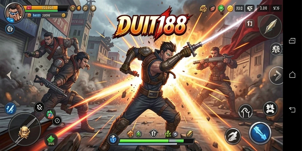 Tampilan gameplay yang mendebarkan dari DUIT188 di aksi.
