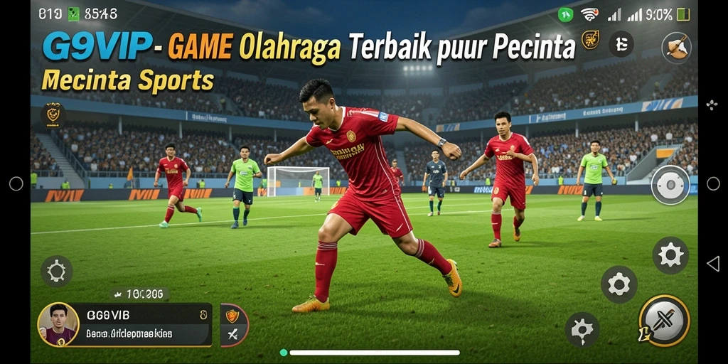 Tampilan menarik dari gameplay G9VIP yang penuh aksi olahraga.