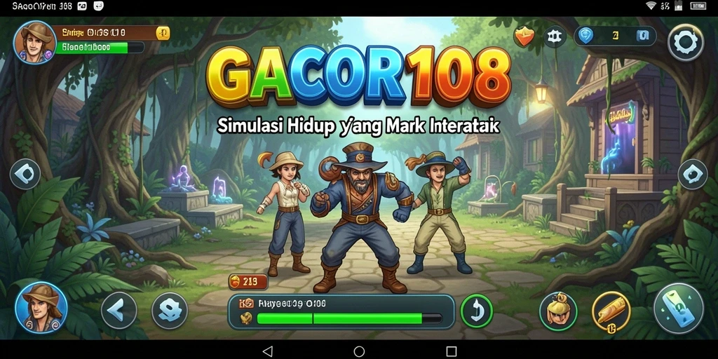 Tampilan gameplay GACOR108 yang mendebarkan dan interaktif.