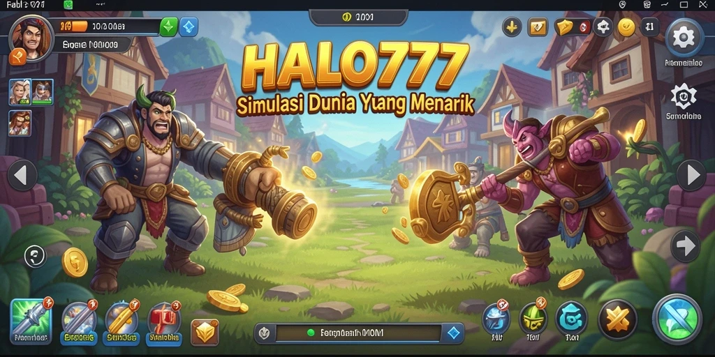 Tampilan gameplay mendalam dalam HALO777 yang menampilkan simulasi yang realistis.