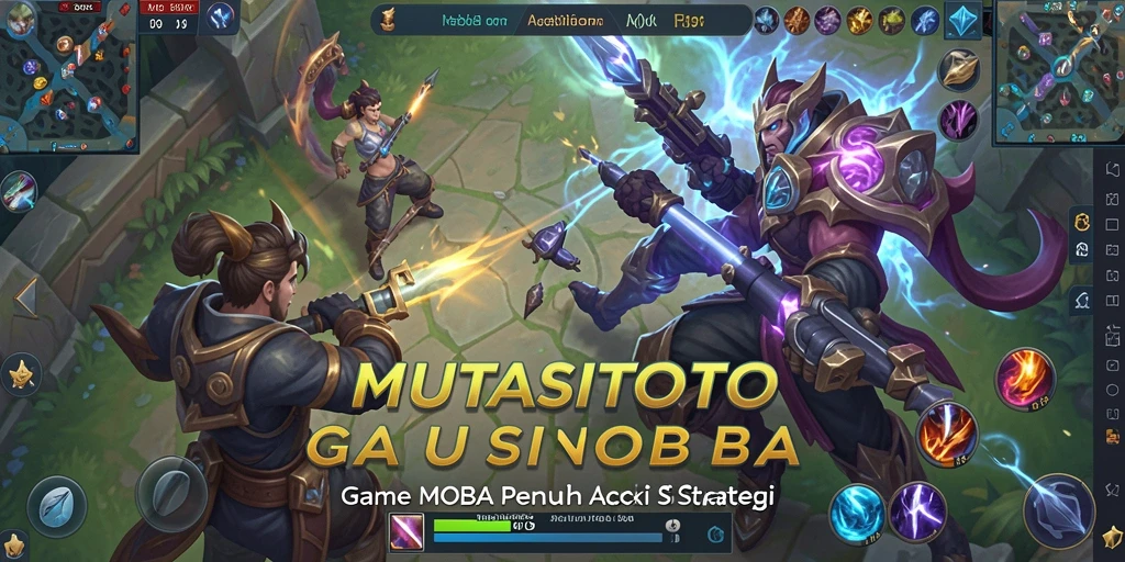 Gameplay seru MUTASITOTO dengan karakter unik bertarung di arena.