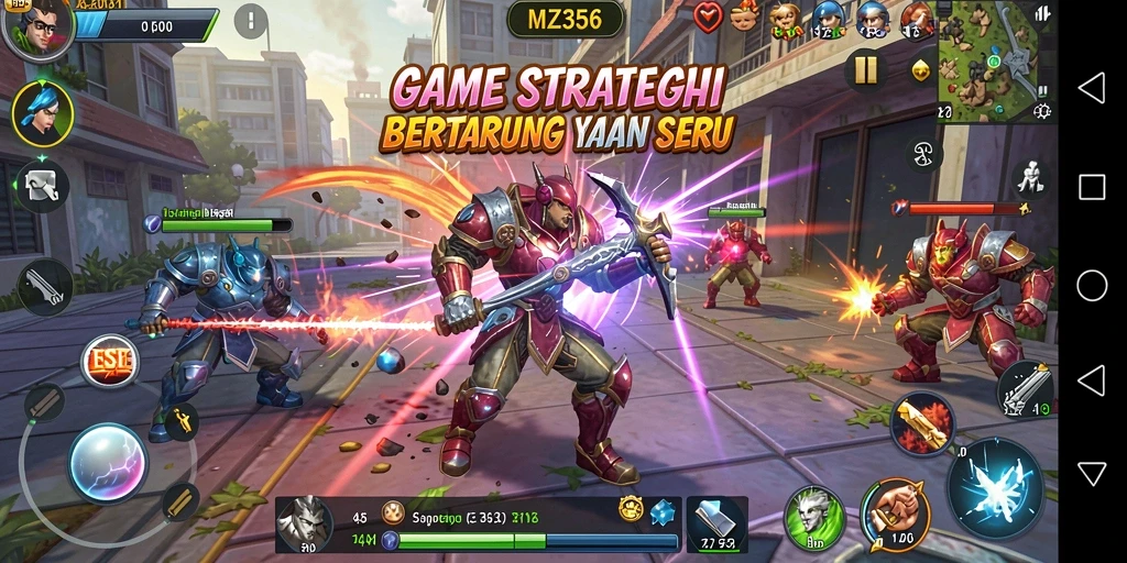 Menampilkan gameplay SLG yang menarik dan penuh strategi.