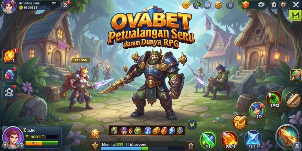 Tangkapan layar gameplay OVABET menunjukkan aksi seru dalam petualangan RPG.