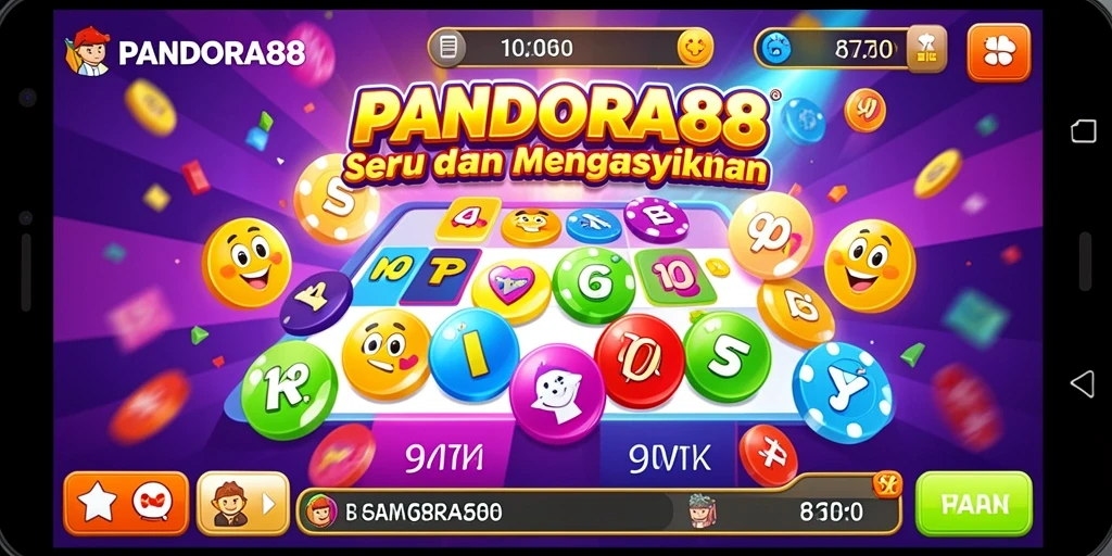 Tampilan gameplay seru dalam PANDORA88 Bingo.
